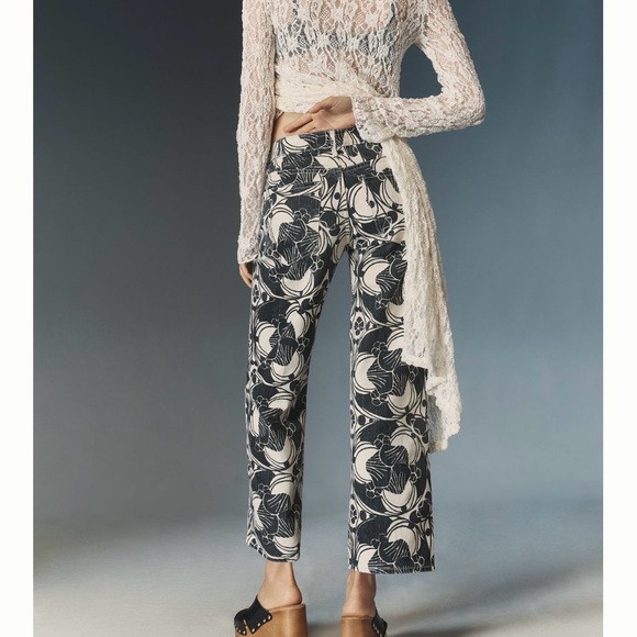 MOTHER The Rambler Zip Ankle Mid-Rise Straight-Leg Jeans NWT - Picture 3 of 6